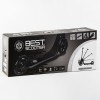 Самокат двоколісний Best Scooter складаний PU колеса широке велосипедне кермо 100 кг Black/White (105380)