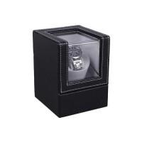 Шкатулка Craft для підзаводу 1 годинника W/PU/125/B Чорний