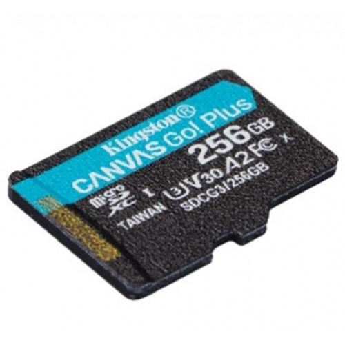 Карта пам'яті MicroSDXC 256GB UHS-I/U3 Class 10 Kingston Canvas Go! Plus R170/W90MB/s (SDCG3/256GBSP) в інтернет супермаркеті PbayMarket!