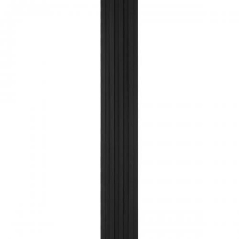 Декоративна стінова рейка Sticker Wall 160*23*3000мм (D) SW-00001532 Чорна