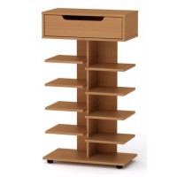 Тумба для взуття з полицями Компанит ТО 15 60х32х104,8 см Бук Тумба для взуття з полицями Компанит ТО 15 60х32х104,8 см Бук
