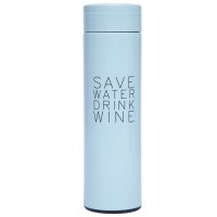 Пляшка-термос для води SAVE WATER 480мол ZF-8274 Блакитна