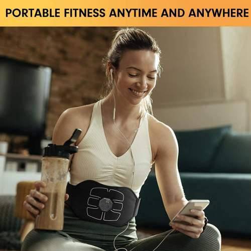 Міостимулятор для м'язів живота Beauty Body W24 Black (14983-hbr) Міостимулятор для м'язів живота Beauty Body W24 Black (14983-hbr)