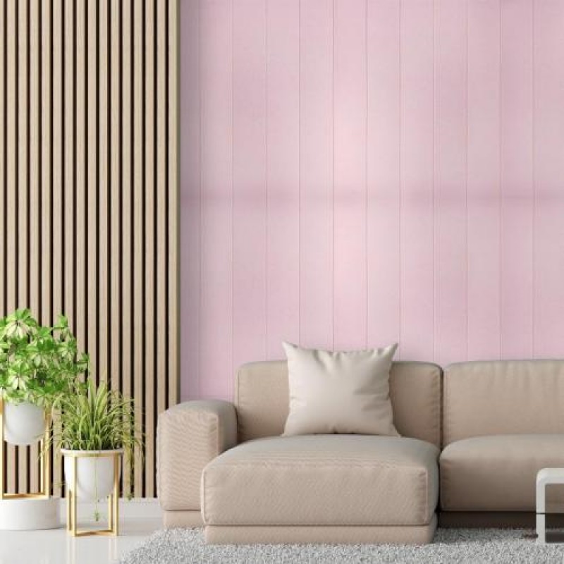 Самоклеюча 3D панель Sticker Wall SW-00001384 Під рожеве дерево 700x700x4мм