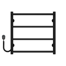 Рушникосушарка електрична Ladder П4 400х500 Deffi Чорний EF16 (C.LK.50.40.4.E.B.R.5)