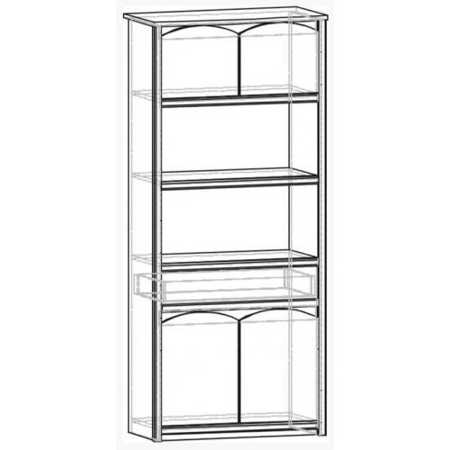 Шафа 4Д+1Ш Валенсія дуб самоа Меблі Сервіс Шафа 4Д+1Ш Валенсія дуб самоа Меблі Сервіс