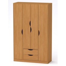 Передпокій-шафа Компанит Любов 120х44,8х195 см вільха