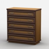 Комод Тиса Мебель АКМ-12 1 Лісовий горіх 75x45x75 см Комод Тиса Мебель АКМ-12 1 Лісовий горіх 75x45x75 см