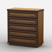 Комод Тиса Мебель АКМ-12 1 Лісовий горіх 75x45x75 см