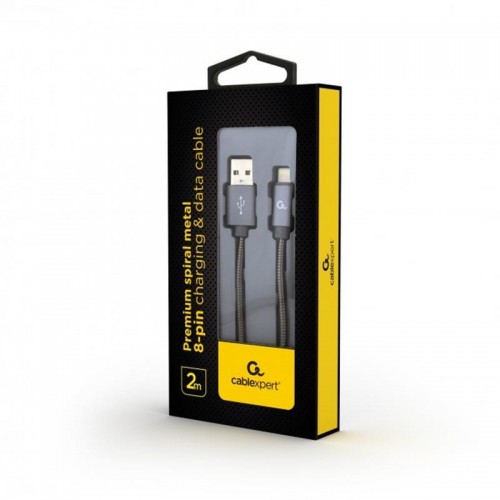 Кабель Cablexpert USB 2.0 A - Lightning 2м Сірий (CC-USB2S-AMLM-2M-BG) в інтернет супермаркеті PbayMarket!