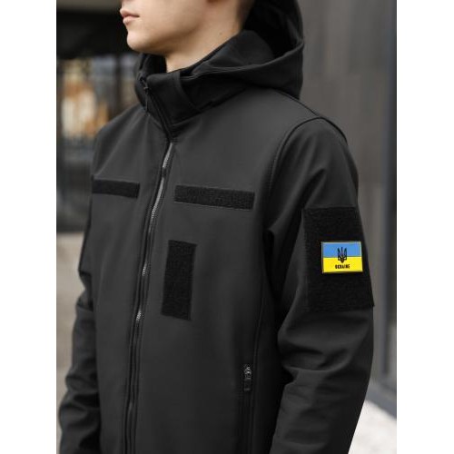 Куртка чоловіча тактична Pobedov Shadow V2 Military 383581 XXXL Чорний (00000007122) Куртка чоловіча тактична Pobedov Shadow V2 Military 383581 XXXL Чорний (00000007122)