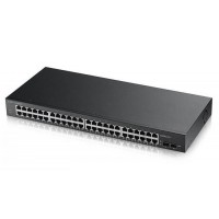 Комутатор ZYXEL GS1900-48HPv2 (GS190048HPV2-EU0101F) (24xGE, 24xGE PoE+, 2xSFP, Max POE 170W, Web Smart)