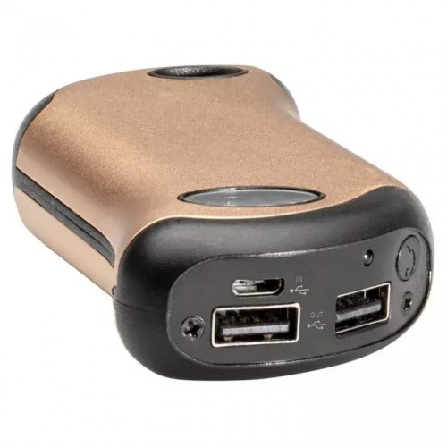 Грелка для рук USB Zippo Heatbank +LED 5200 mAh на 9 годин + Золотистий (2007360)