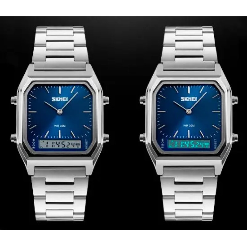 Годинник чоловічий Skmei 1220 Tango Сріблястий