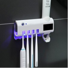 Диспенсер UV Toothbrush Sterilizer для зубної пасти та щіток 2 в 1 з функцією стерилізації