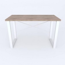 Письмовий стіл Ferrum-decor Драйв 750x1000x700 Білий метал ДСП Дуб Сонома Трюфель 32 мм (DRA208)