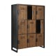Шафа для зберігання в стилі Loft NS-2235 1630x1200x400 мм Черный