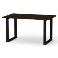 Стіл журнальний Компанит Лофт 1 80х50х42,8 см Венге темний Стіл журнальний Компанит Лофт 1 80х50х42,8 см Венге темний