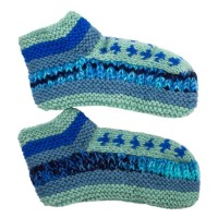 Шкарпетки домашні Kathmandu вовна яка М (22-25 см) Блакитний Синій Фісташковий (27211)