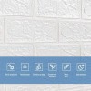 Панель стінова у рулоні 3D Sticker Wall 700х3080х2 мм Білий (D) SW-00002534