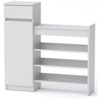 Тумба для взуття ТО-16 Компанит Німфея альба (100х28х100 см)
