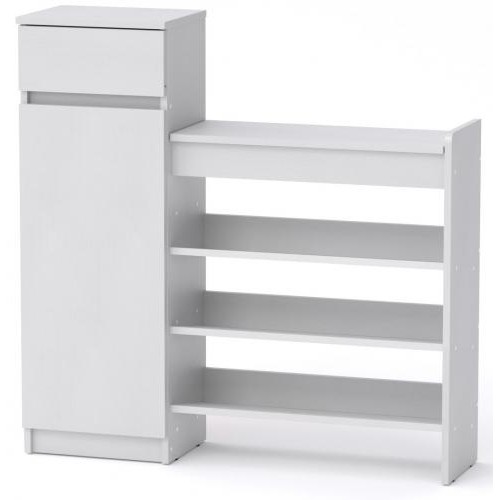 Тумба для взуття ТО-16 Компанит Німфея альба (100х28х100 см)
