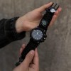 Наручний годинник чоловічий з компасом BESTA Life Pro AllBlack Чорний (3085)