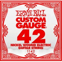 Струна Ernie Ball 1142 Nickel Wound Electric Guitar String .042 Струна Ernie Ball 1142 Nickel Wound Electric Guitar String .042