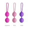 Вагінальні кульки Adrien Lastic Geisha Lastic Balls Mini Magenta (S), діаметр 3,4 см, вага 85 г