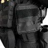 Тактичний підсумок для Бічних Бронеплит BroniQ Cordura 600D Чорний