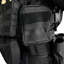 Тактичний підсумок для Бічних Бронеплит BroniQ Cordura 600D Чорний