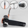 Самокат триколісний Best Scooter складане алюмінієве кермо, 3 колеса PU зі світлом Blue/Orange (102032)