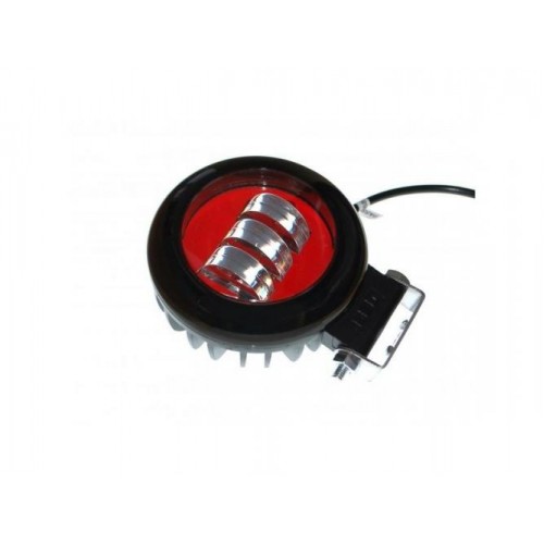 Світлодіодна фара AllLight 30W(B) 3chip spot 9-30V (RED)