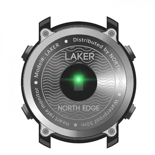 Наручний годинник чоловічий North Edge Laker Black 5BAR Чорний (2704) Наручний годинник чоловічий North Edge Laker Black 5BAR Чорний (2704)