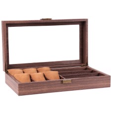 Шкатулка для зберігання годинників та окуляр Craft 6WPU.3SGL.ANTQ Коричневий
