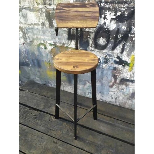 Барний стілець GoodsMetall у стилі ЛОФТ 750х300х300 мм Дублін 2 Барний стілець GoodsMetall у стилі ЛОФТ 750х300х300 мм Дублін 2