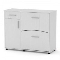 Тумба для взуття Компаніт ТО-5 Німфея альба (99х38х82 см) Тумба для взуття Компаніт ТО-5 Німфея альба (99х38х82 см)