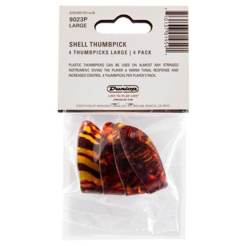 Медіатори Dunlop 9023P ThumbPick Large Shell (4 шт.) Медіатори Dunlop 9023P ThumbPick Large Shell (4 шт.)