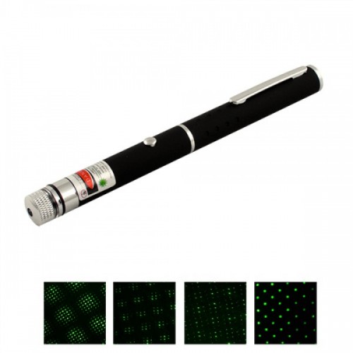 Потужна лазерна указка Green Laser Pointer Чорна (650279397A)