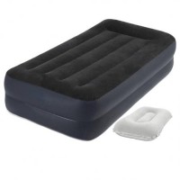 Надувне ліжко Intex 64122-2, 99 х 191 х 42 см, вбудований електронасос, подушки. Односпальна Надувне ліжко Intex 64122-2, 99 х 191 х 42 см, вбудований електронасос, подушки. Односпальна