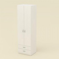 Шафа для речей 12 Компанит білий