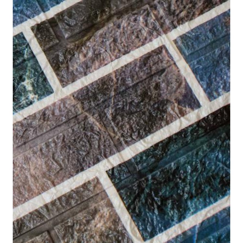 Самоклеюча декоративна 3D панель цегла кашемір Loft Expert 700x770x5 мм