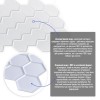 Декоративна панель ПВХ під білі соти 960х480х4мм (D) SW-00001778 Sticker Wall