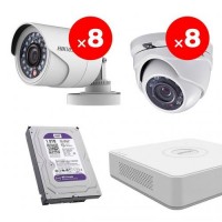Комплект відеоспостереження Hikvision Mix-1-16 Комплект відеоспостереження Hikvision Mix-1-16