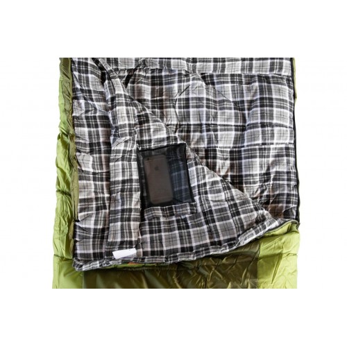 Спальний мішок Tramp Sherwood Regular ковдра правий 220/80 Dark-Olive/Grey (UTRS-054R-R)