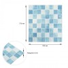 Панель стінова 3D 700х770х4мм блакитна мозаїка (D) Sticker Wall SW-00002009