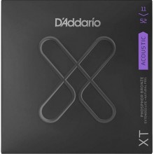 Струни для акустичної гітари D'Addario XTAPB1152 XT Phosphor Bronze Custom Light 11/52