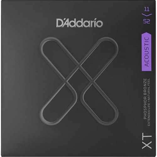 Струни для акустичної гітари D'Addario XTAPB1152 XT Phosphor Bronze Custom Light 11/52 Струни для акустичної гітари D'Addario XTAPB1152 XT Phosphor Bronze Custom Light 11/52