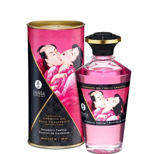 Розігріваюча олія Shunga APHRODISIAC WARMING OIL Raspberry Feeling 100 мл (SO2494) Розігріваюча олія Shunga APHRODISIAC WARMING OIL Raspberry Feeling 100 мл (SO2494)