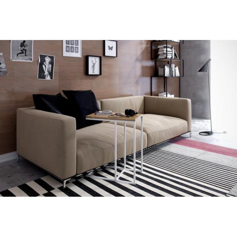 Приставний столик у стилі Loft NS-1504 730x500x400 мм Черный